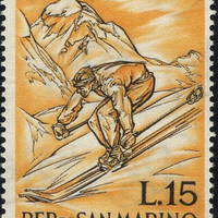 Ski-Alpin. Die Entwicklung des alpinen Skilaufs im Spiegel internationaler Briefmarken